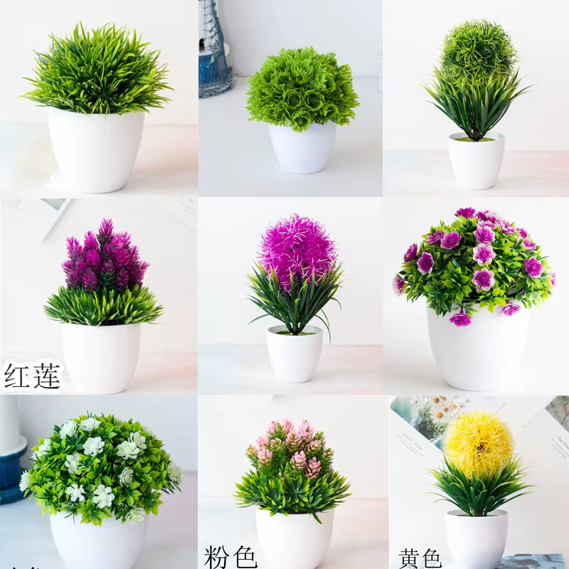 Plantes artificielles bonsaï vert