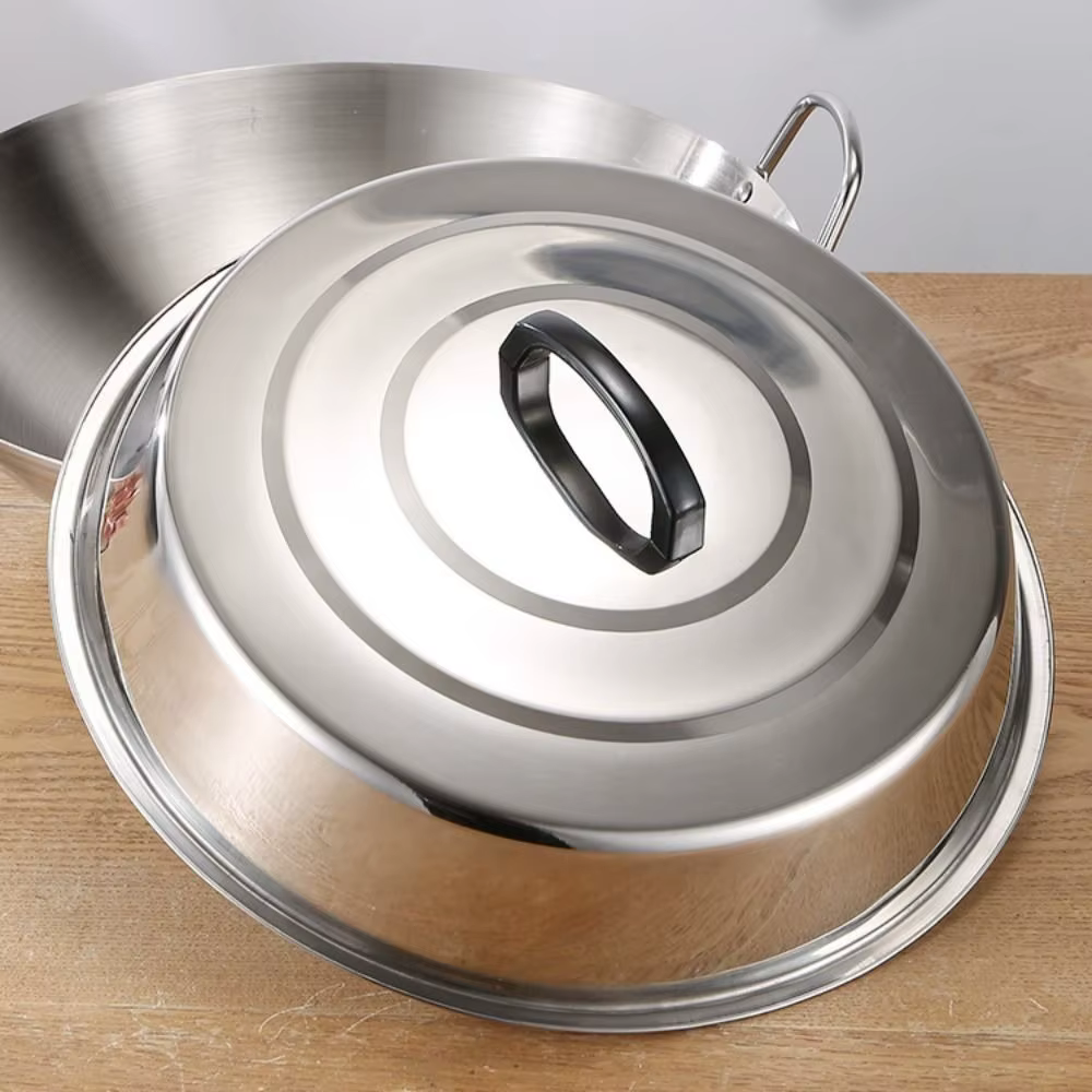 Couvercles de plaque de cuisson, couvercle de Pot en forme de dôme en acier inoxydable, couvercle de Pot universel surélevé, couvercle rond pour assiette de fromage, Restaurant