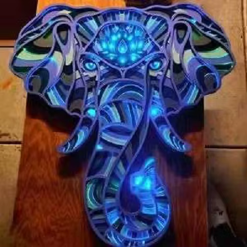 Lampe LED Mandala Lotus