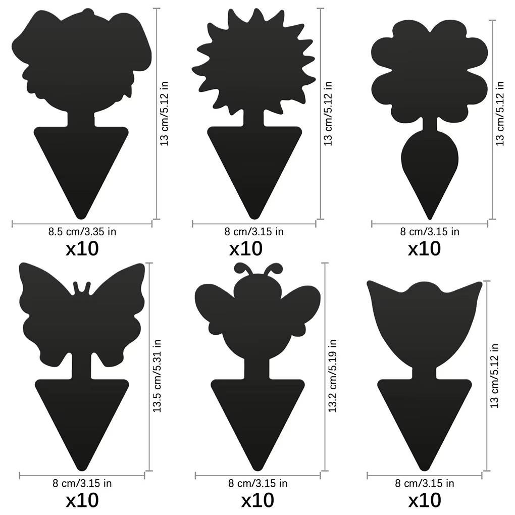 Piège à mouches collantes pour plantes d'intérieur