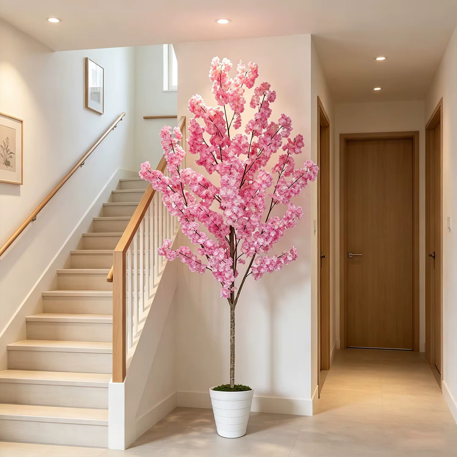 Arbre artificiel à fleurs de cerisier de 160-210 cm/6