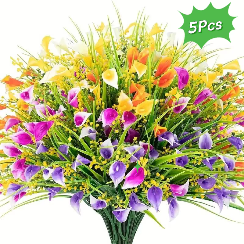 5 types de fleurs artificielles résistantes aux UV pour l'extérieur - Plantes vertes en plastique