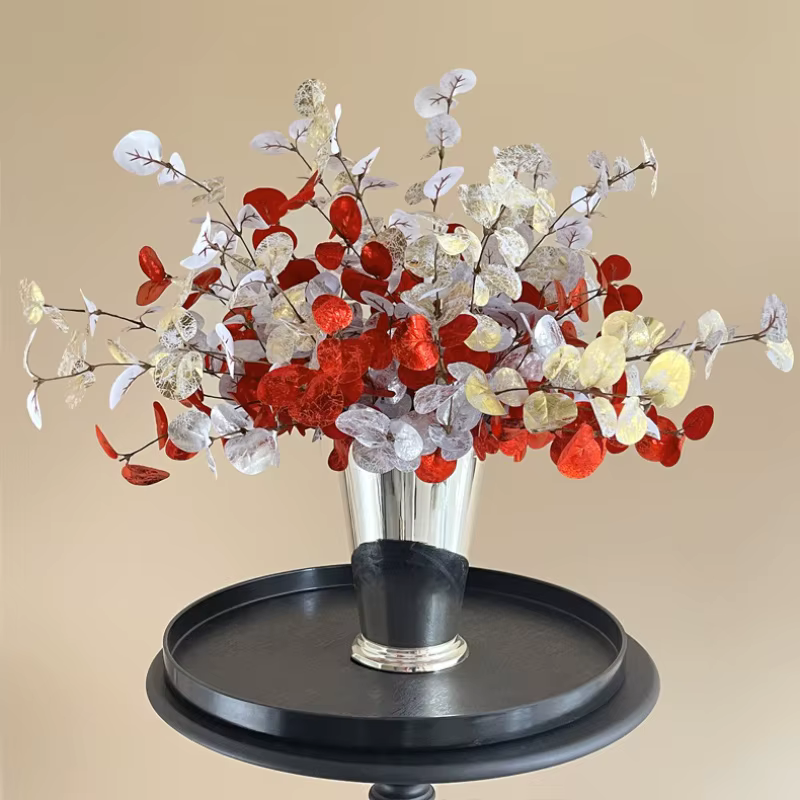 Plante artificielle d'eucalyptus d'automne