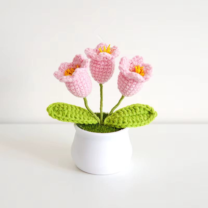 Muguet au Crochet Fait à la Main
