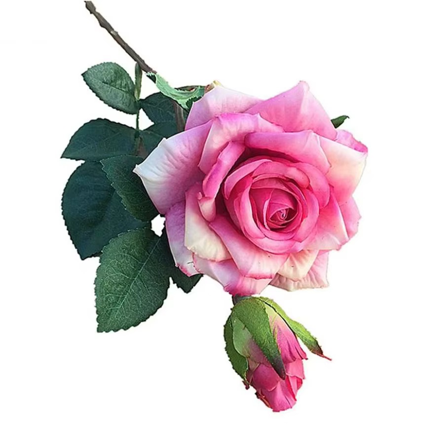 Fleurs artificielles grandes roses