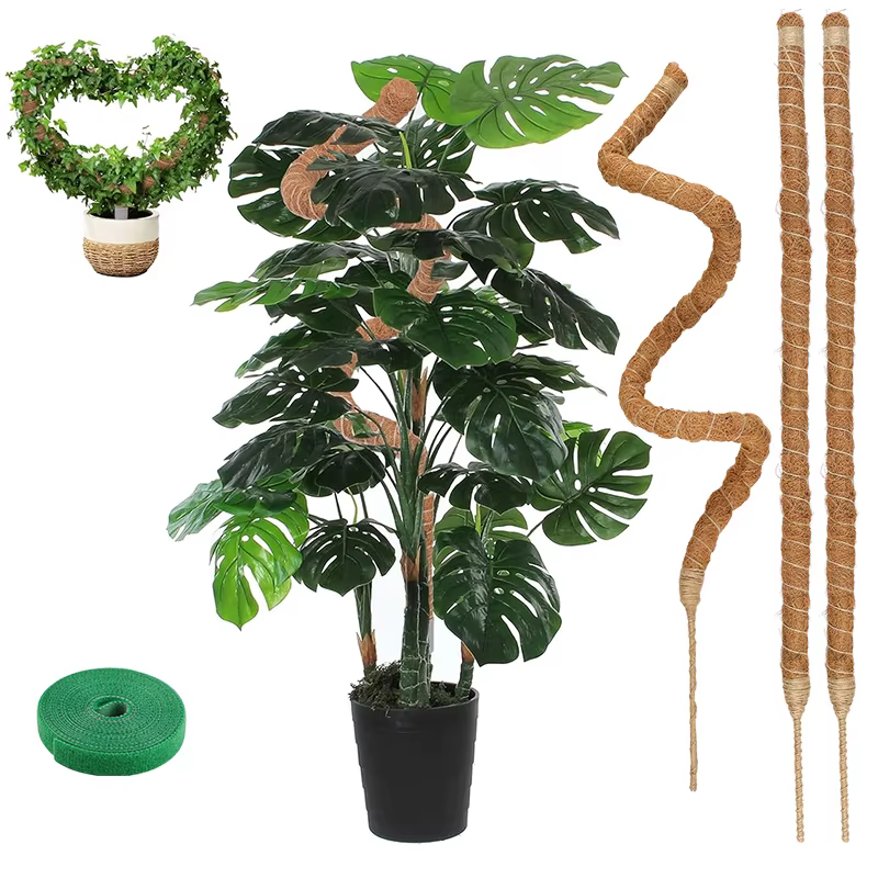 Support de Plantes en Fibre de Coco Flexible pour Trepieds