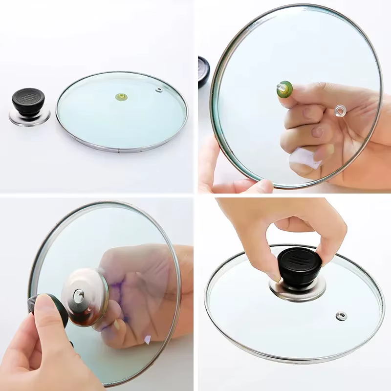 1/2/4 pièces Bouton universel en plastique pour couvercle de pot
