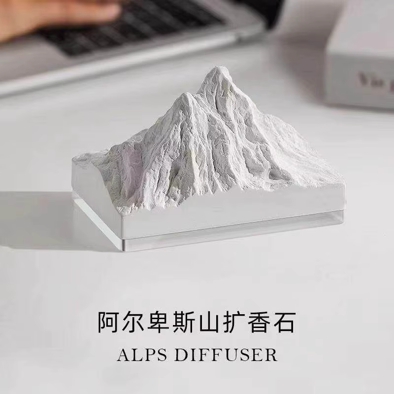 Diffuseur de résine en forme de montagne des Alpes
