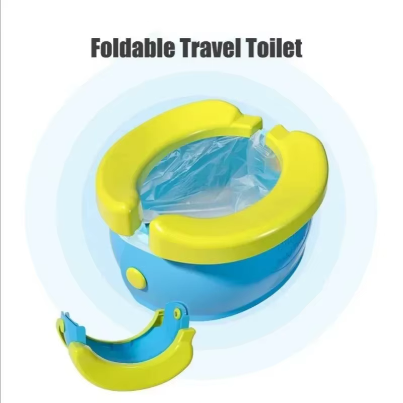 Pot de toilette portable pliable pour bébé, urinoir Squatty Potty pour enfants, siège de toilette pliable pour l'apprentissage de la propreté des enfants en voyage