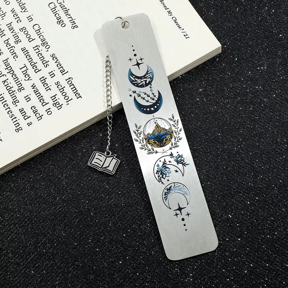 Marque-page en métal fantaisie Acotar Dark Romance, idéal pour les clubs et les lecteurs de livres, accessoires de livre, cadeau pour enseignant
