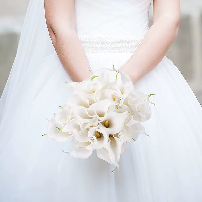 5/10/15/20 pièces vraie touche Calla Lily fleurs artificielles