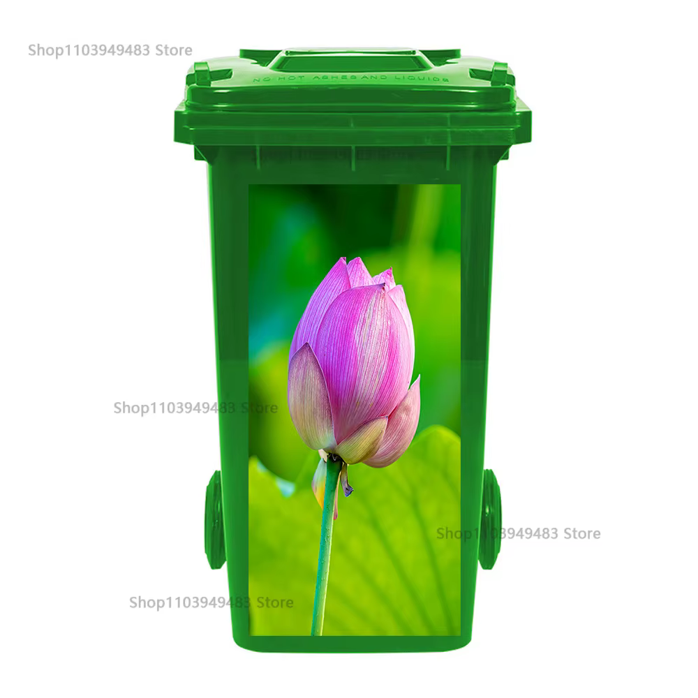 Autocollants muraux imperméables auto-adhésifs pour plantes à fleurs