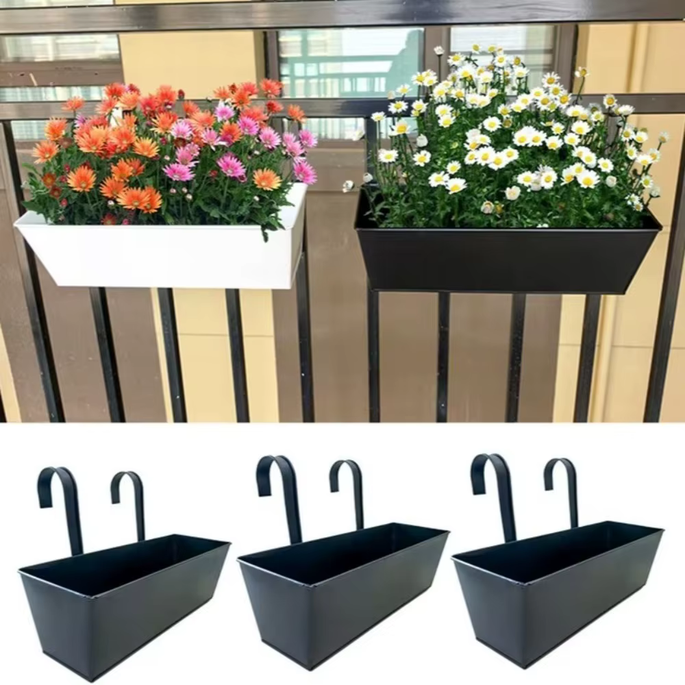 Nouvelles jardinières murales en fer pour plantes d'extérieur