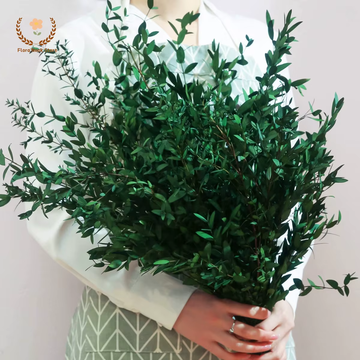 Bouquet de feuilles d'eucalyptus naturelles