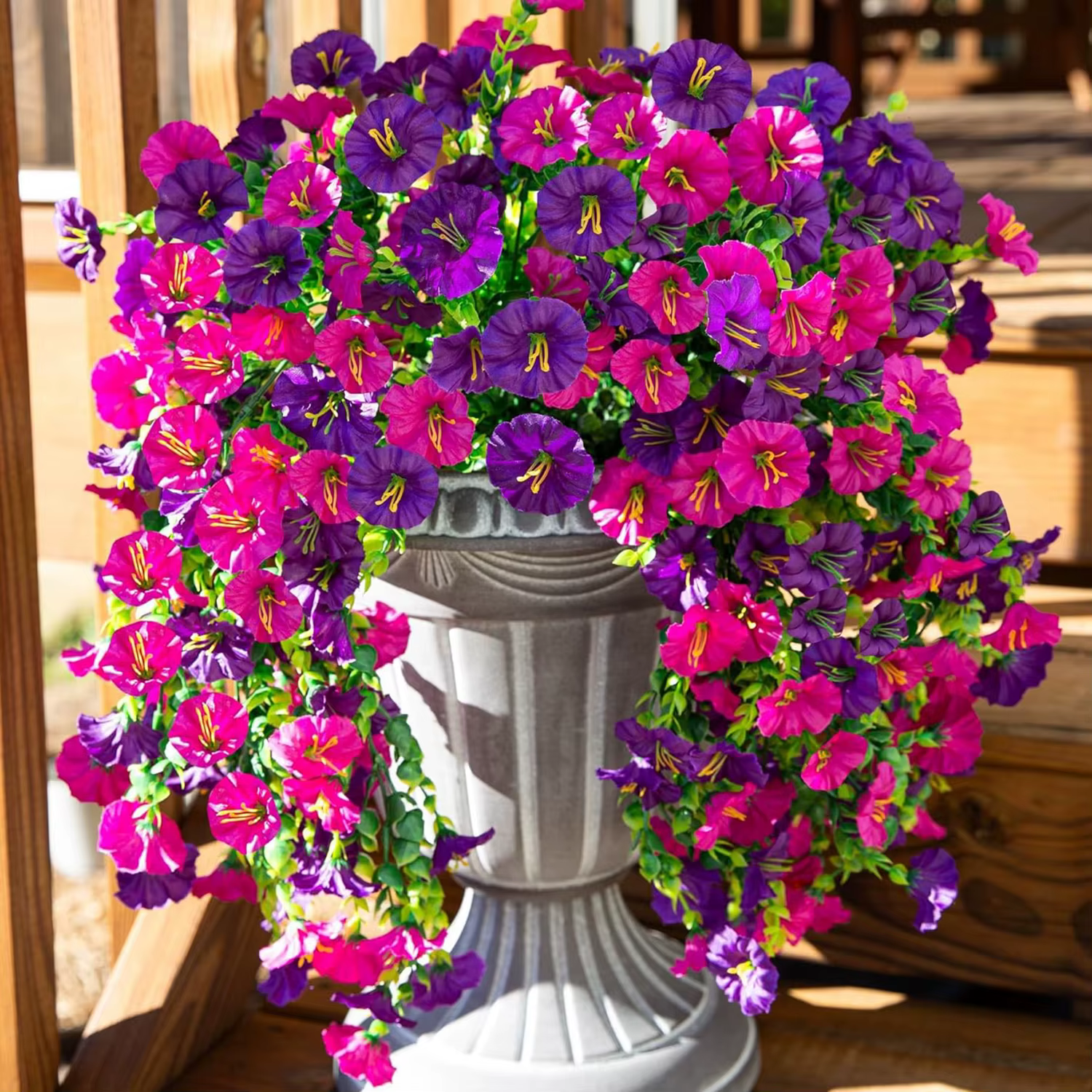 Guirlande de fleurs artificielles Morning Glory pour mariage