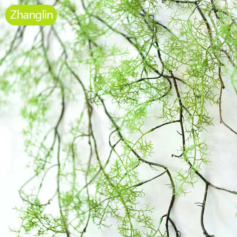 140 cm plante artificielle os noir mangue vigne 1 pièce 5 branches maison tenture murale lierre vert fausse fleur