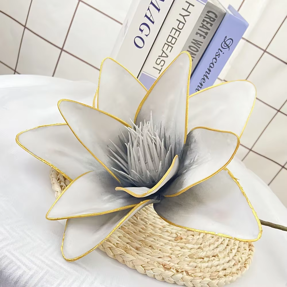 Fleur en mousse PE, décoration de salon, Magnolia artificielle, arrière-plan de mariage, décoration de fenêtre de magasin de fleurs, accessoires de tir