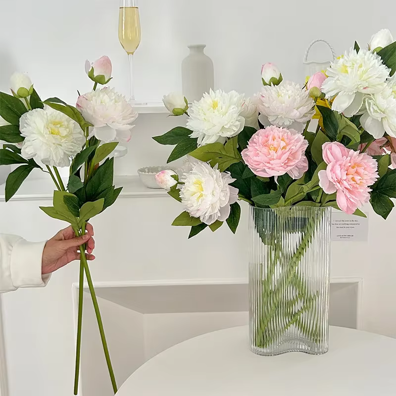 Fleurs de pivoine artificielles à Double pétale