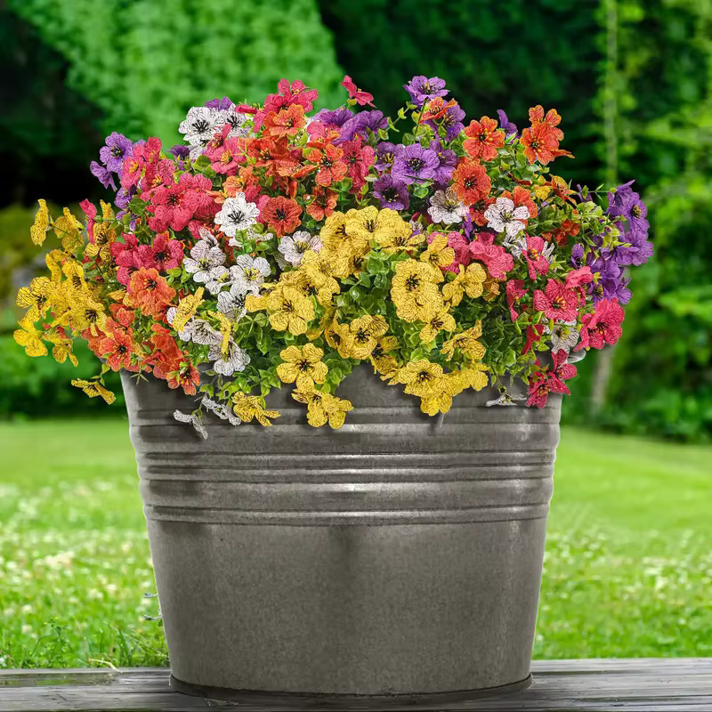 Fleurs artificielles en soie de 35 cm