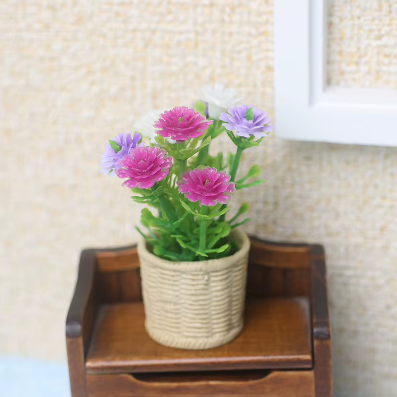 1 pièce, nouveau modèle d'arbre miniature vert en pot