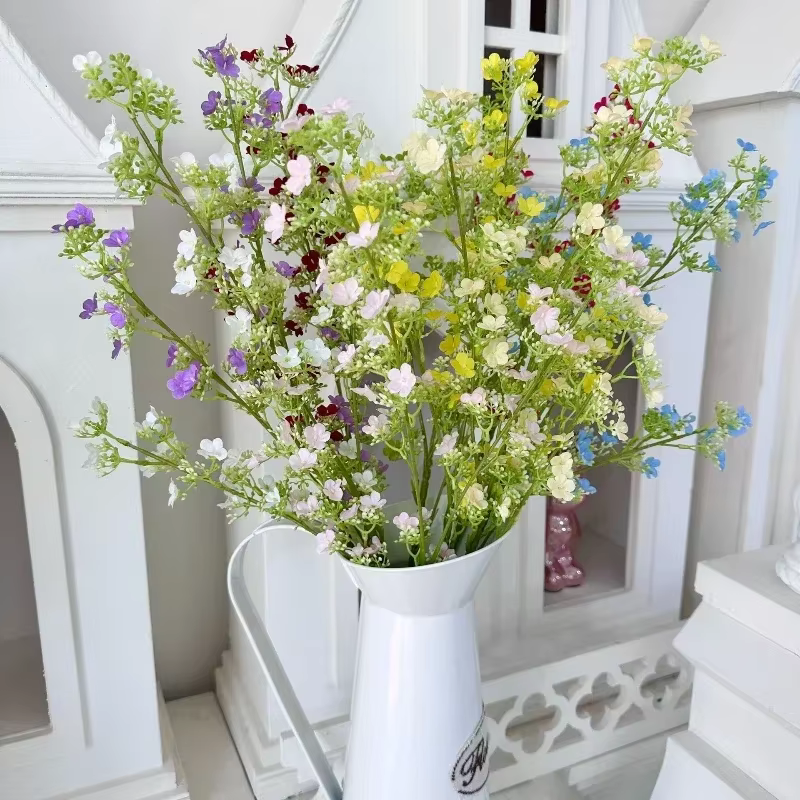 Fausses fleurs artificielles pour décoration de mariage