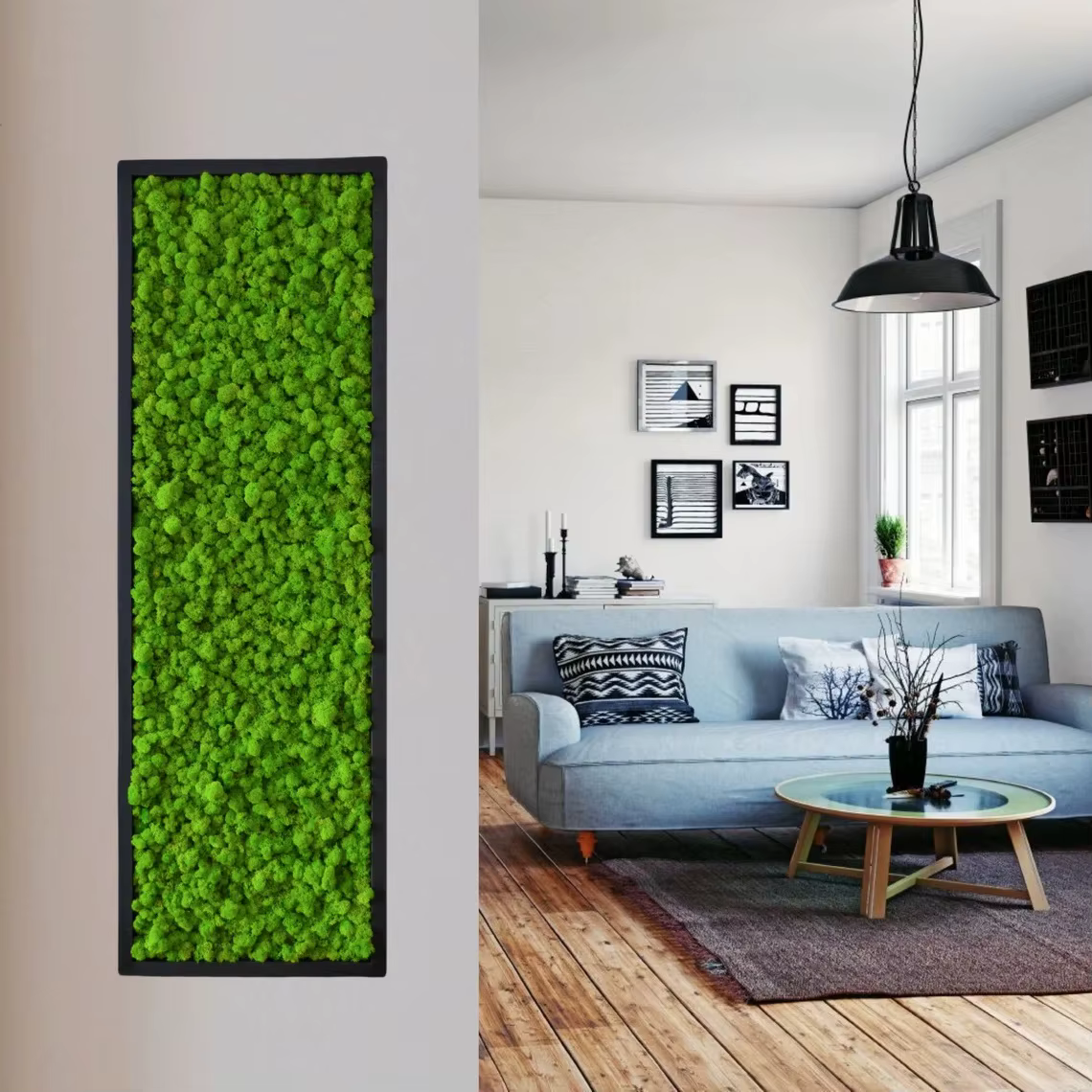 Plantes vertes artificielles Mini paysage vie éternelle mousse herbe fausse