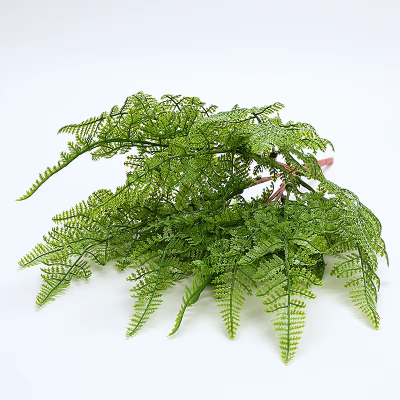 Simulation Gomme Tendre Herbe Persane Plantes Vertes Artificielles Feuille DIY Arrangement De Fleurs Maison Hôtel Décor Mariage Accessoires de Photographie
