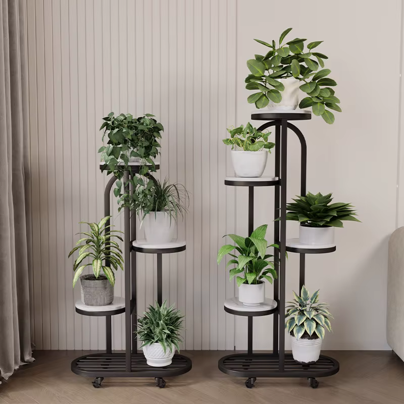 Support de fleurs d'angle pour rangement