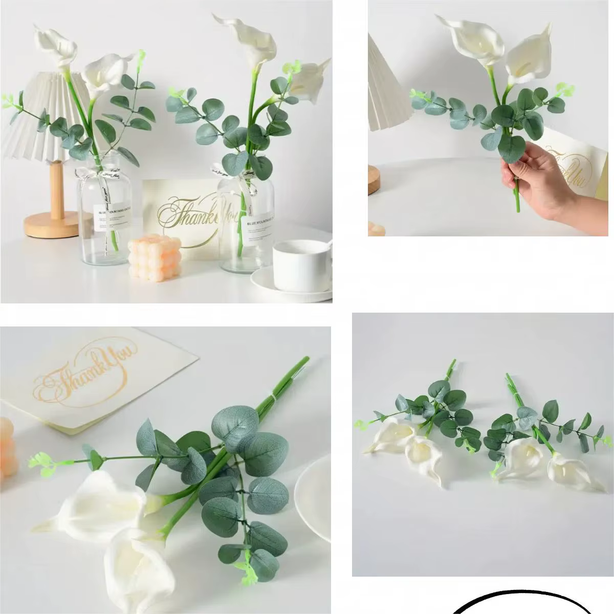 Simulation de fleur de lys Calla en PU
