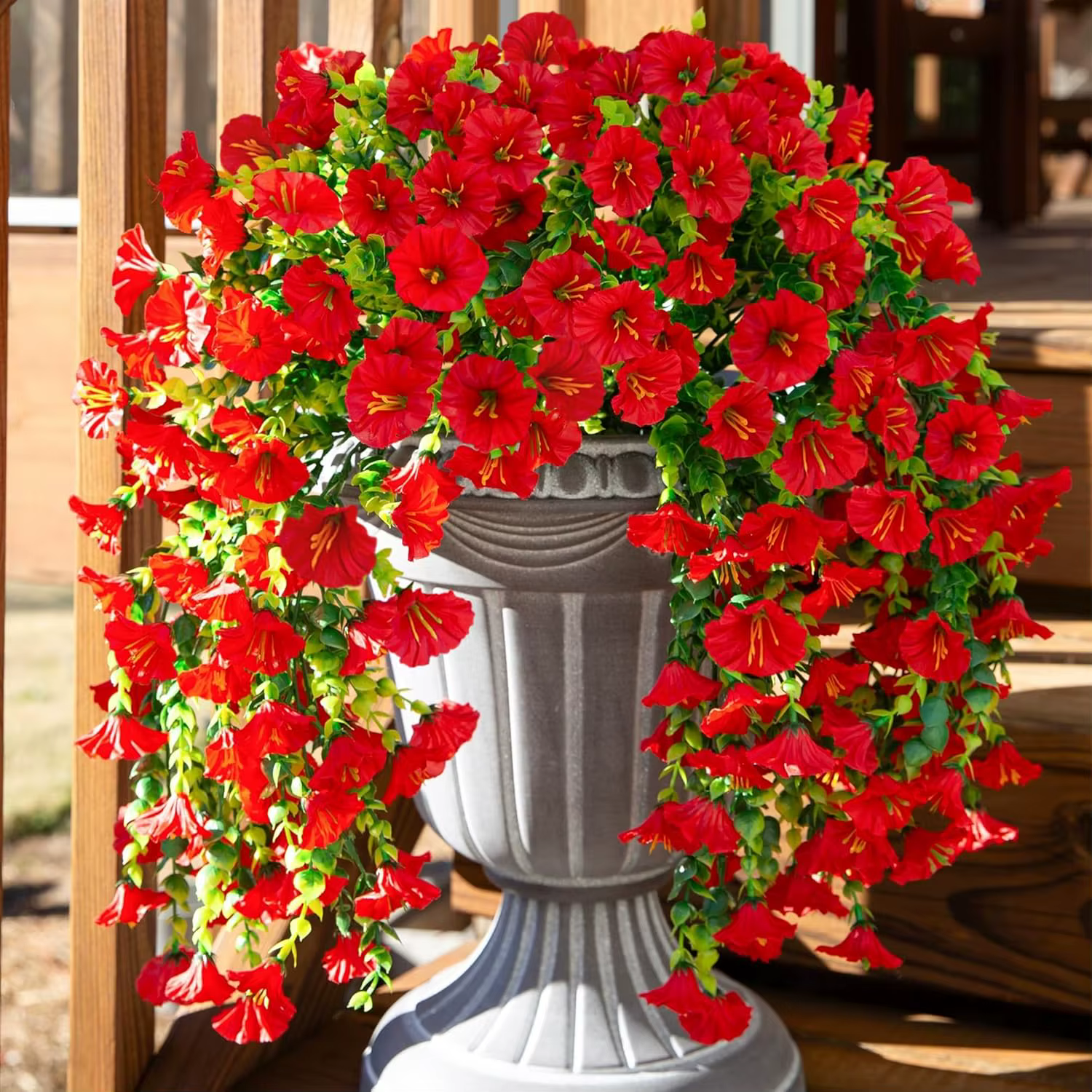 Fleurs artificielles, plante grimpante de type volubilis