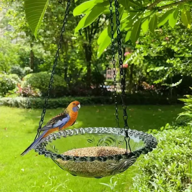 Fournitures pour jardin, cour et ferme : Mangeoire à colibris, abreuvoir pour oiseaux, mangeoire suspendue en forme de fleur pour oiseaux, abreuvoir pour oiseaux