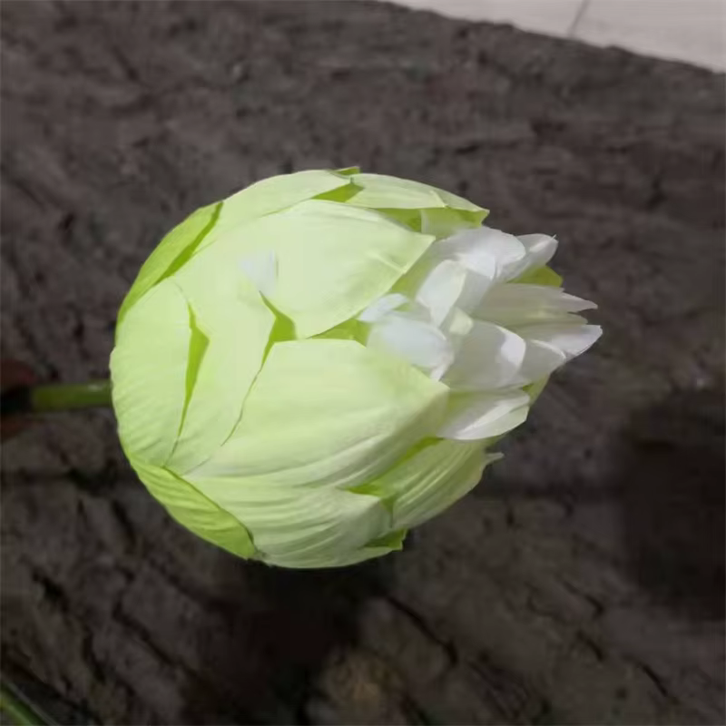 Fleur Artificielle Annie, Branche Faux Ans, Nénuphar, Plante Verte, 10Pcs