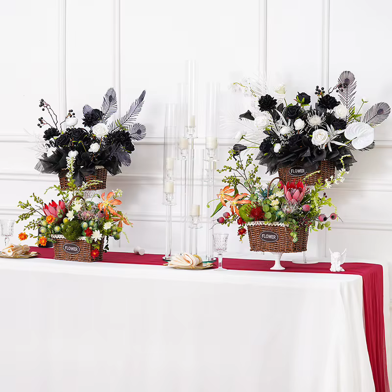 Décoration de centre de table pour banquet