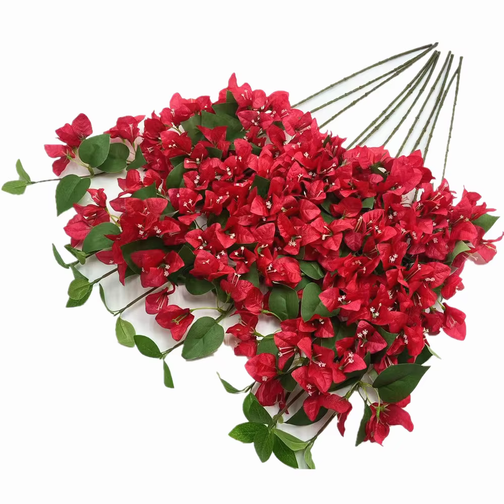20 pièces artificielle escalade Bougainvillea fleur vigne 80 cm de Long soie