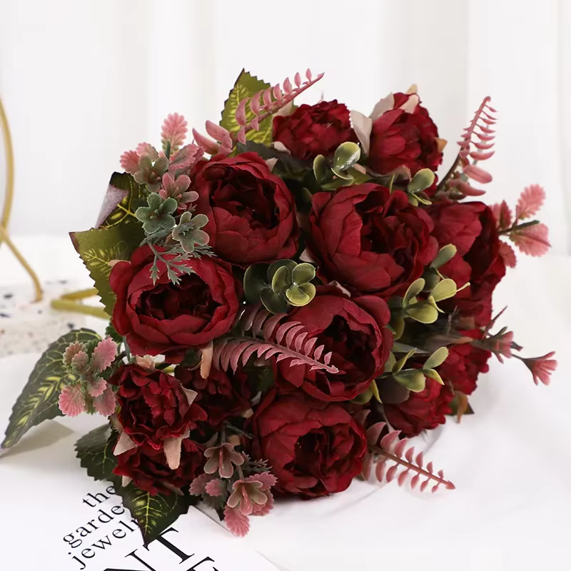 Bouquet de Pivoines Artificielles