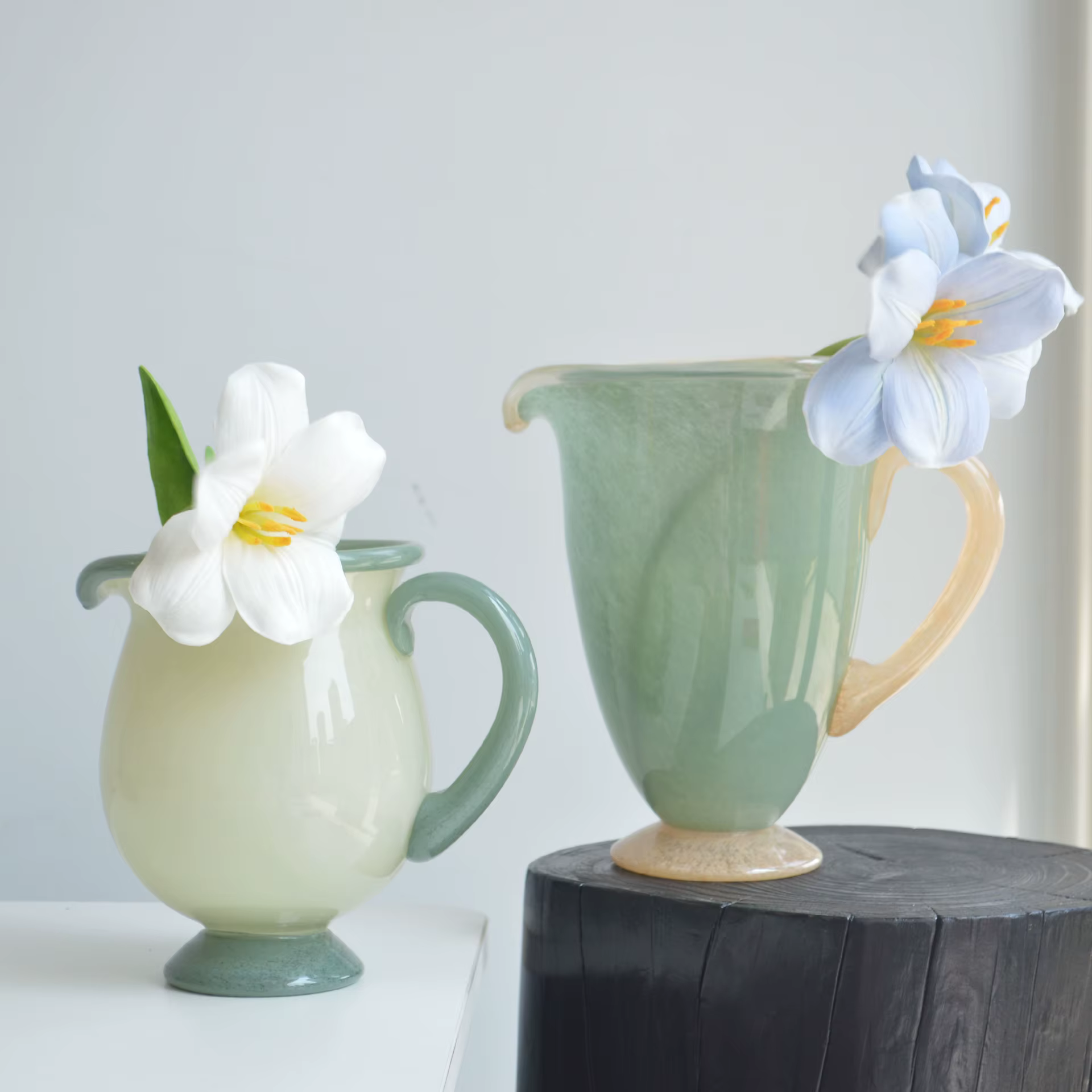 Vase en verre, pot en verre, accessoires pour arrangements floraux, hydroponie, terrarium, pot de fleurs, vase à fleurs, décoration de la maison