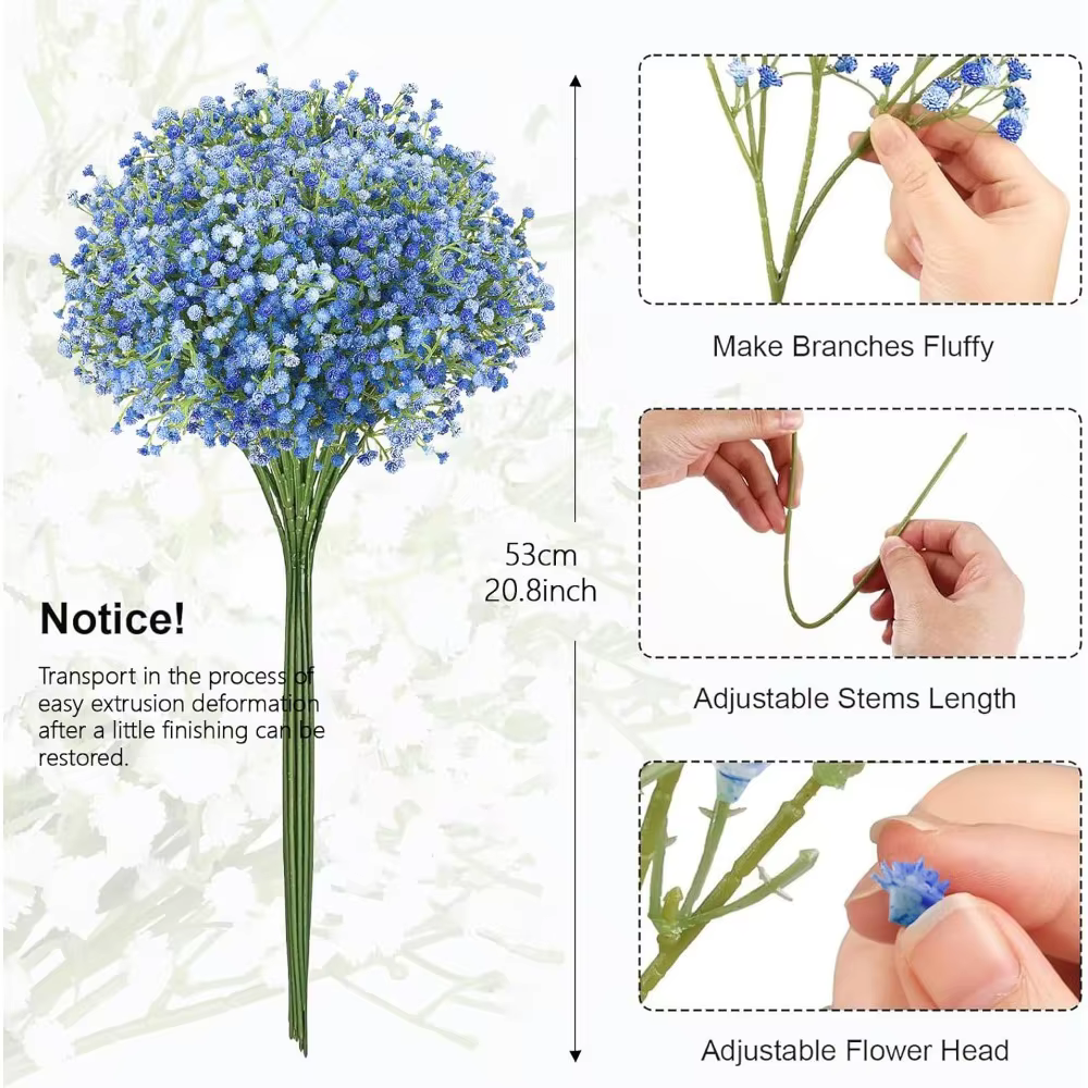 Bouquet de fleurs d'étoiles de ciel artificielles