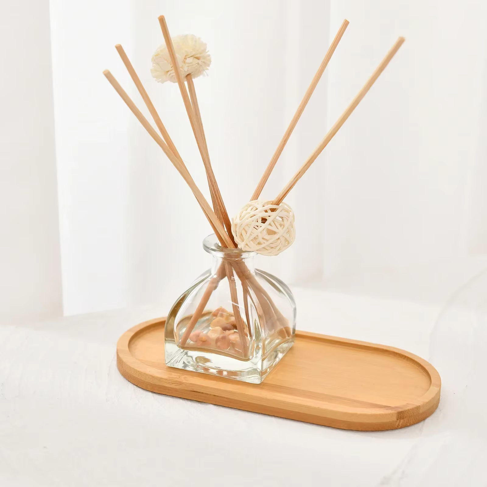Mini pot à plantes en bambou T1