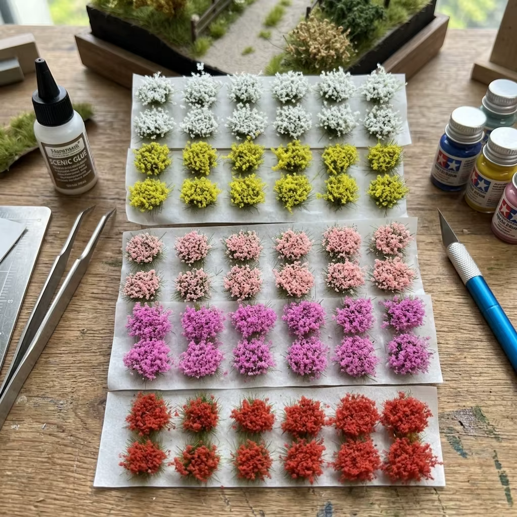 14 bouquets de fleurs artificielles