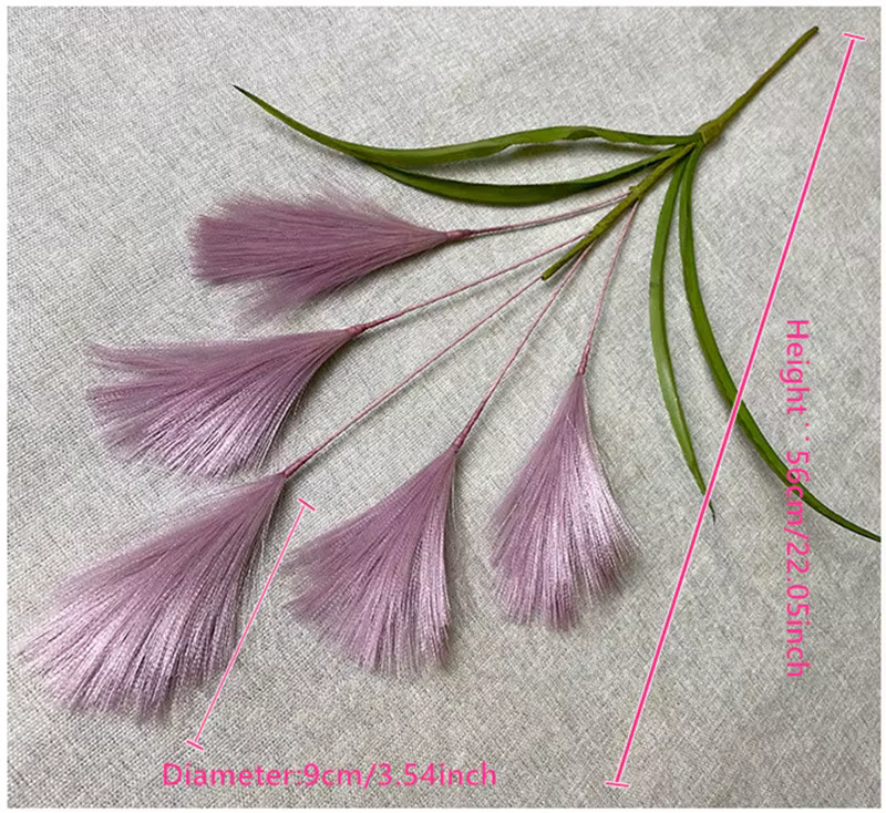 Bouquet d'herbe de pampa artificielle
