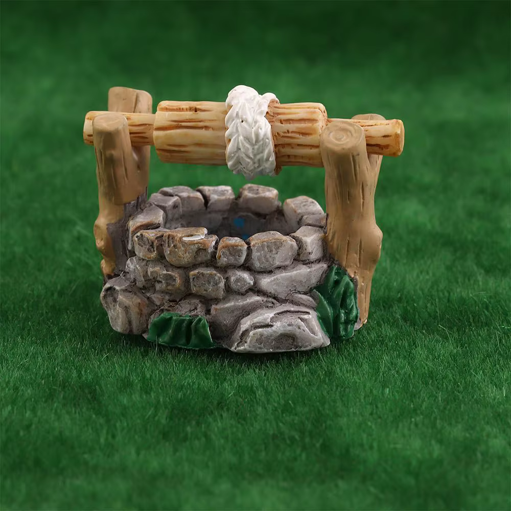 Miniature décorative en résine pour jardin