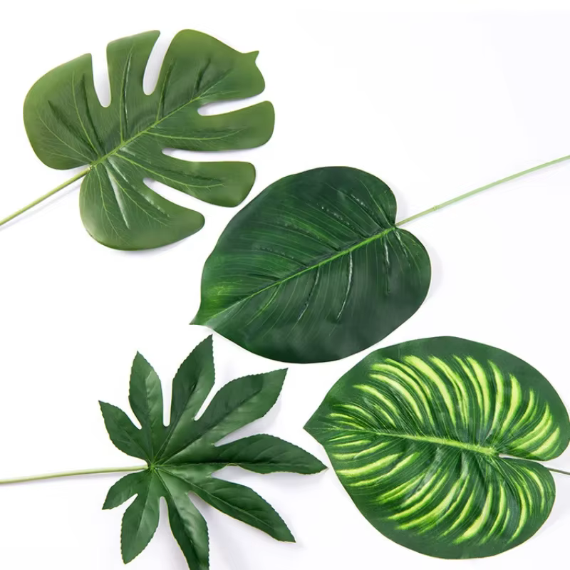 Feuilles artificielles en plastique