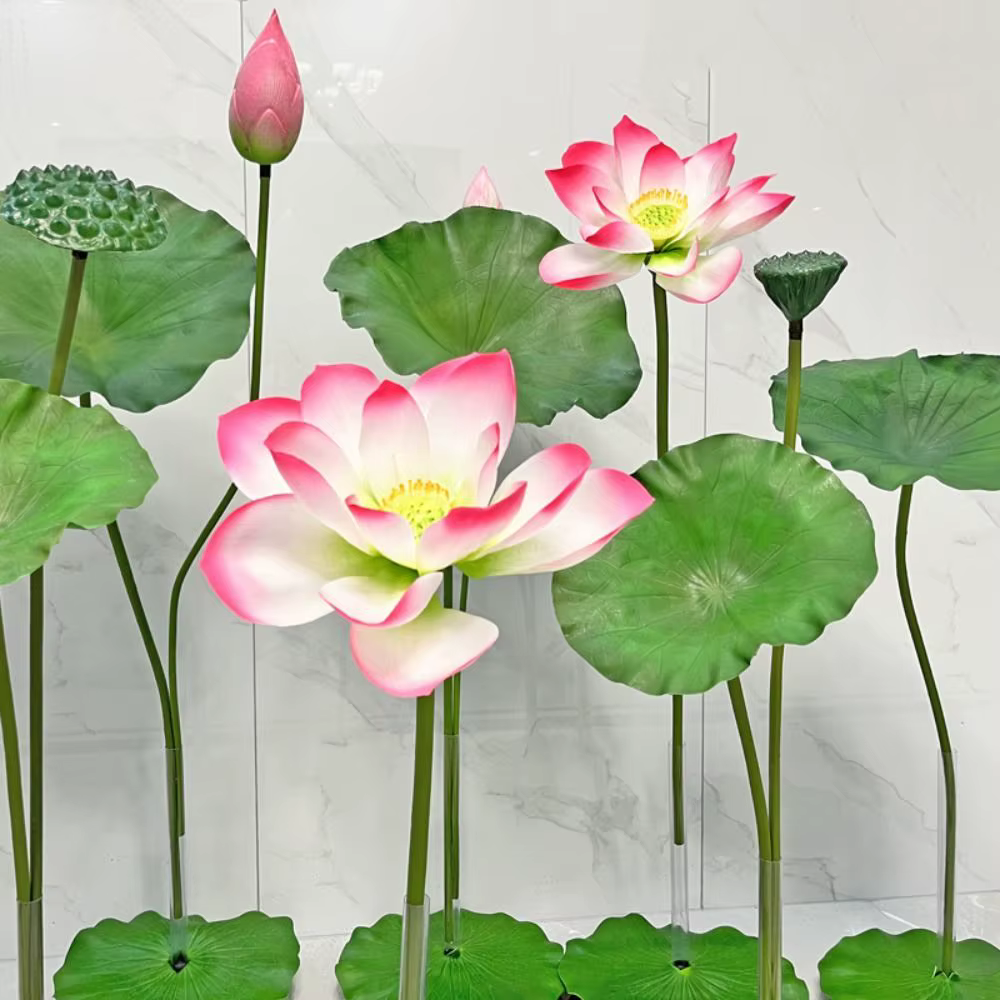 Fleur artificielle paysagère artistique