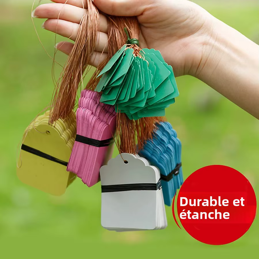 Étiquettes de plantes réutilisables