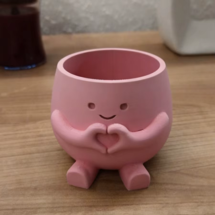 Pot de fleurs imprimé en 3D pour plantes grimpantes et succulentes – Jardinière légère en plastique – Décoration moderne pour la maison – Adapté intérieur/extérieur