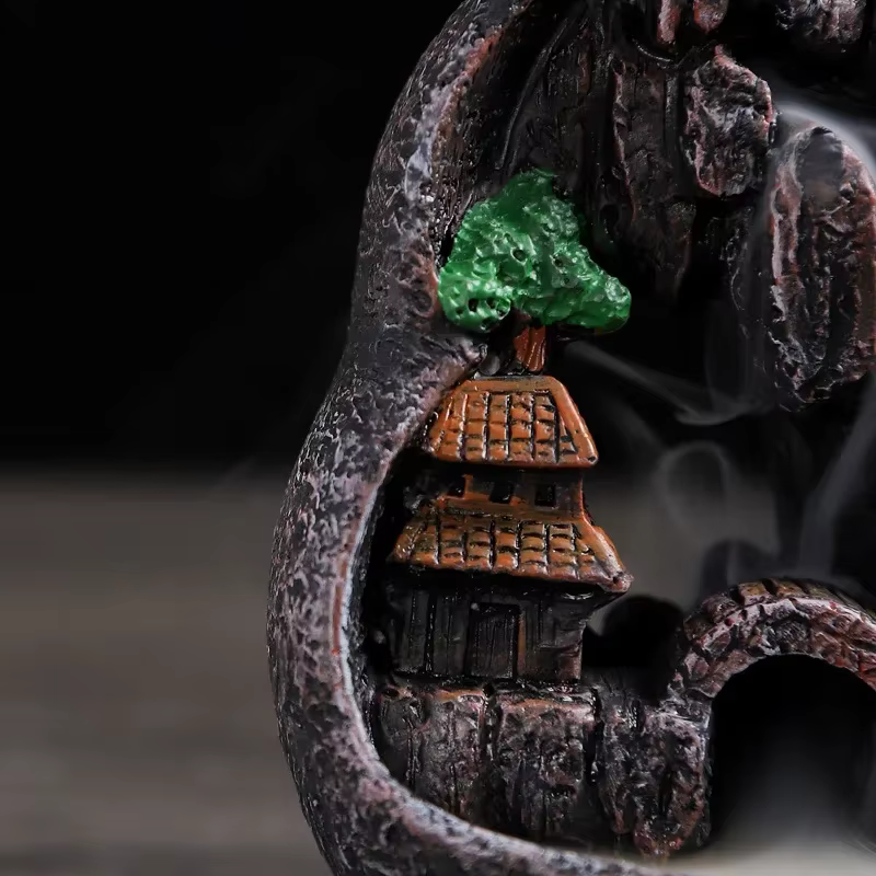 Brûleur d'encens à reflux en résine
