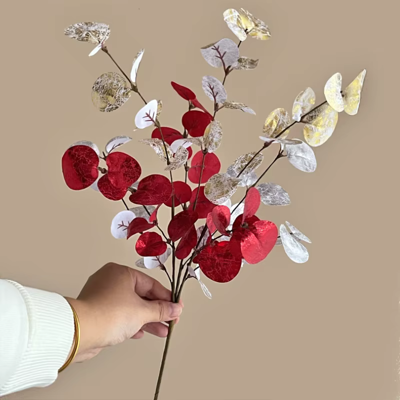 Feuilles d'eucalyptus artificielles pour la décoration intérieure