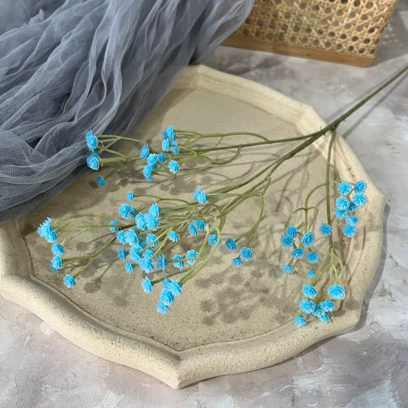 Bouquets de Fleurs Artificielles pouvez-vous psophila en Plastique