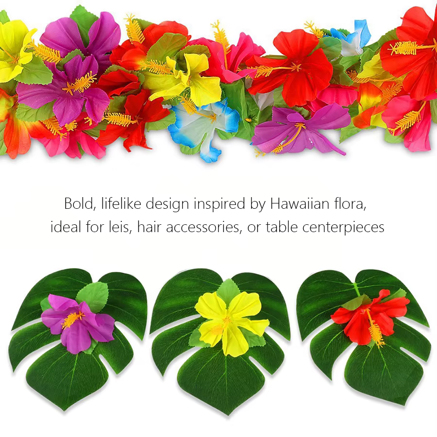 Fleurs d'hibiscus artificielles
