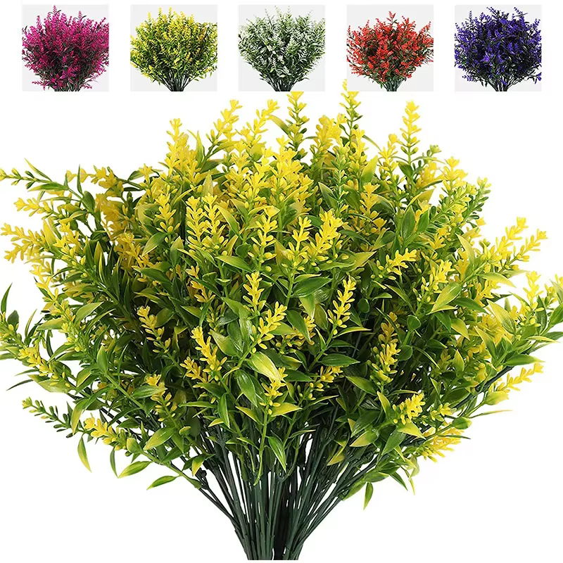 Fausse plante de lavande artificielle en plastique